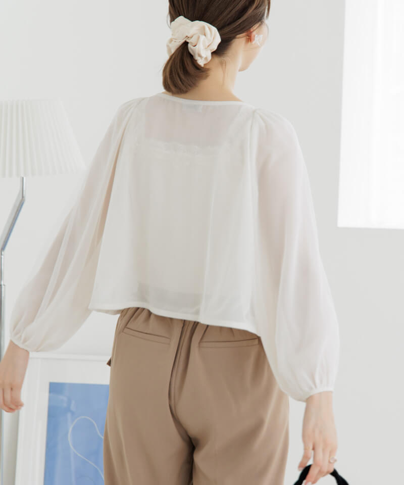40%OFF】sweet tulle blouse~スウィートチュールブラウス | flower 40%OFF】sweet tulle blouse~スウィートチュールブラウス | flower