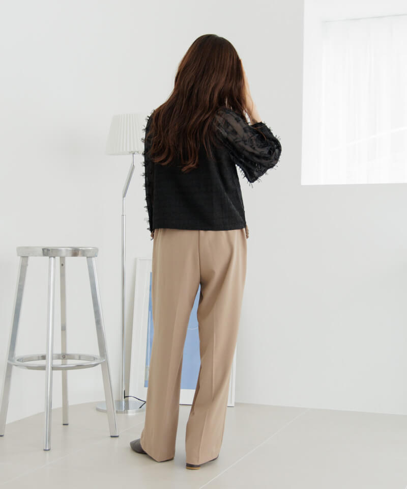 bonjour diary Butterfly blouse バタフライブラウス BONJOUR DIARY BUTTERFLY BLOUSE / IVORY FLOWER CORDUROY