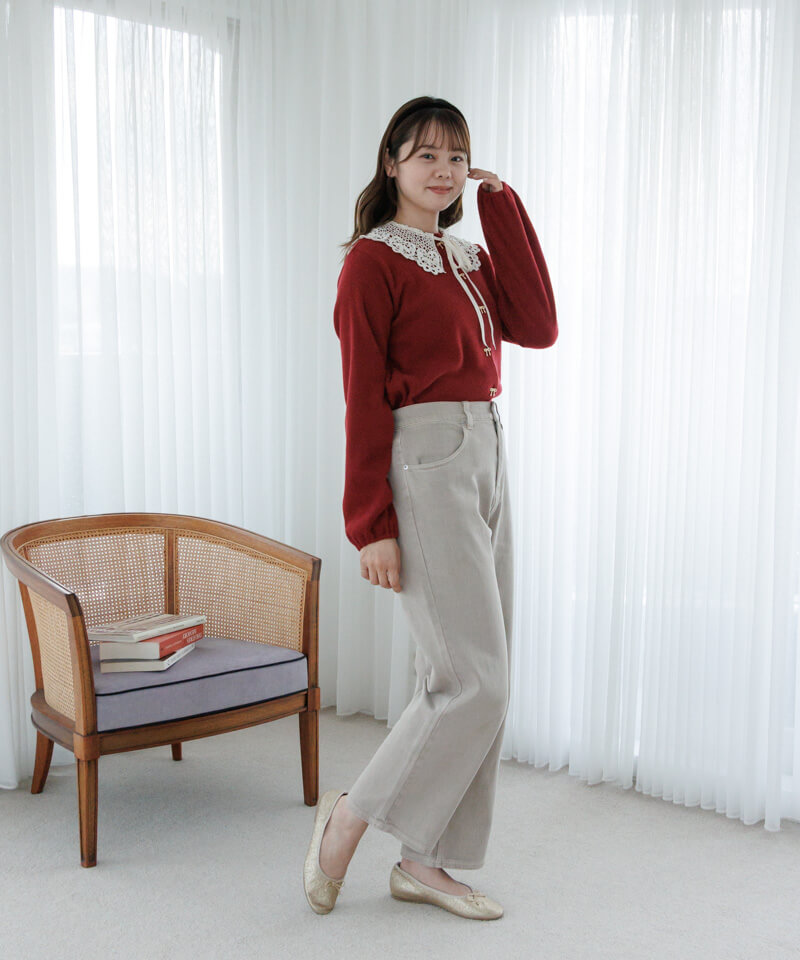 vintage like lace collar～ﾋﾞﾝﾃｰｼﾞﾗｲｸﾚｰｽｶﾗｰ | flower／フラワー公式通販