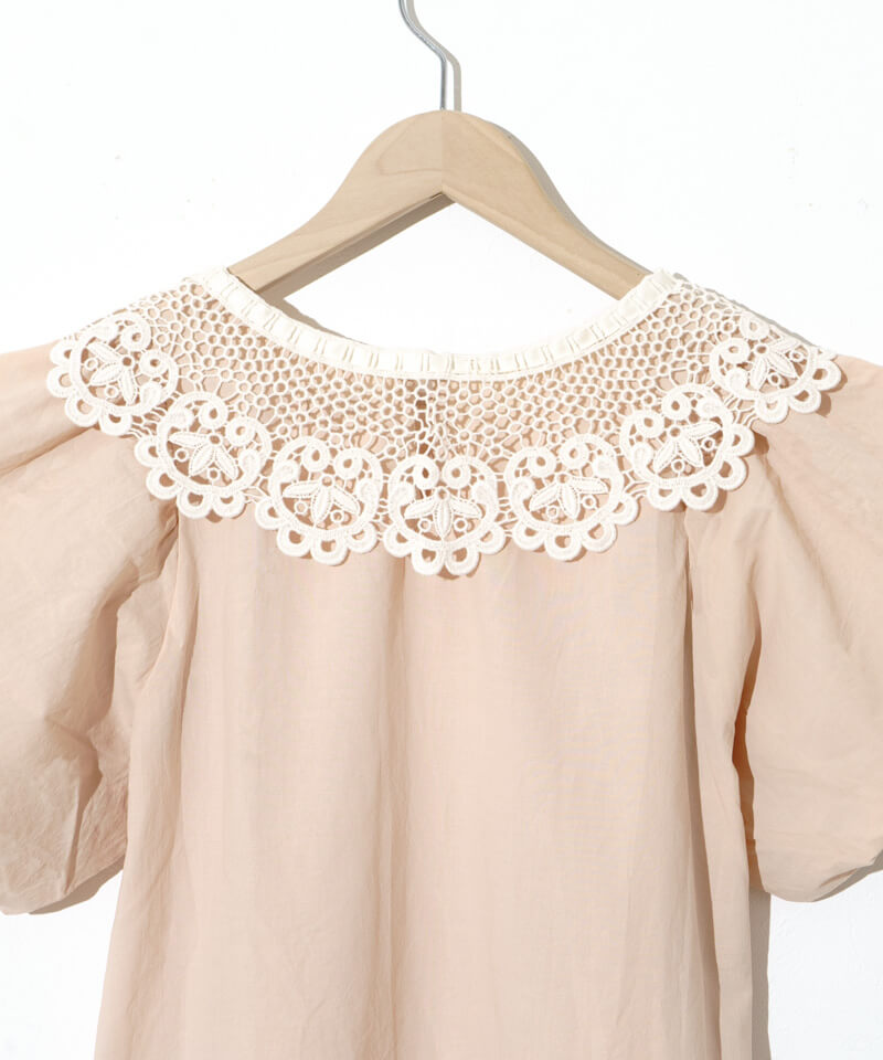 vintage like lace collar～ﾋﾞﾝﾃｰｼﾞﾗｲｸﾚｰｽｶﾗｰ | flower