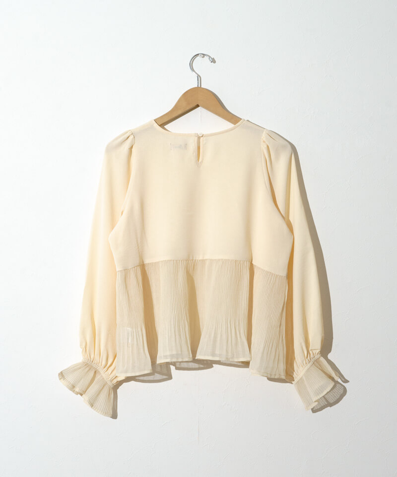 classic pleats blouse～ｸﾗｼｯｸﾌﾟﾘｰﾂﾌﾞﾗｳｽ | flower／フラワー公式通販