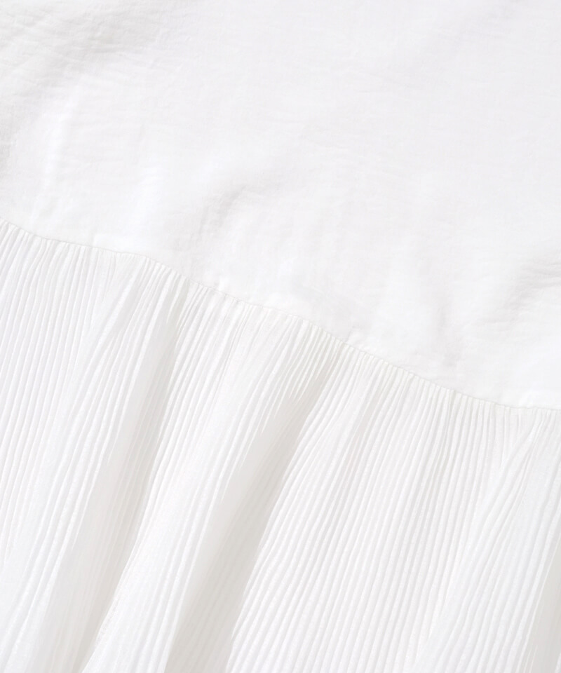 classic pleats blouse～ｸﾗｼｯｸﾌﾟﾘｰﾂﾌﾞﾗｳｽ | flower／フラワー