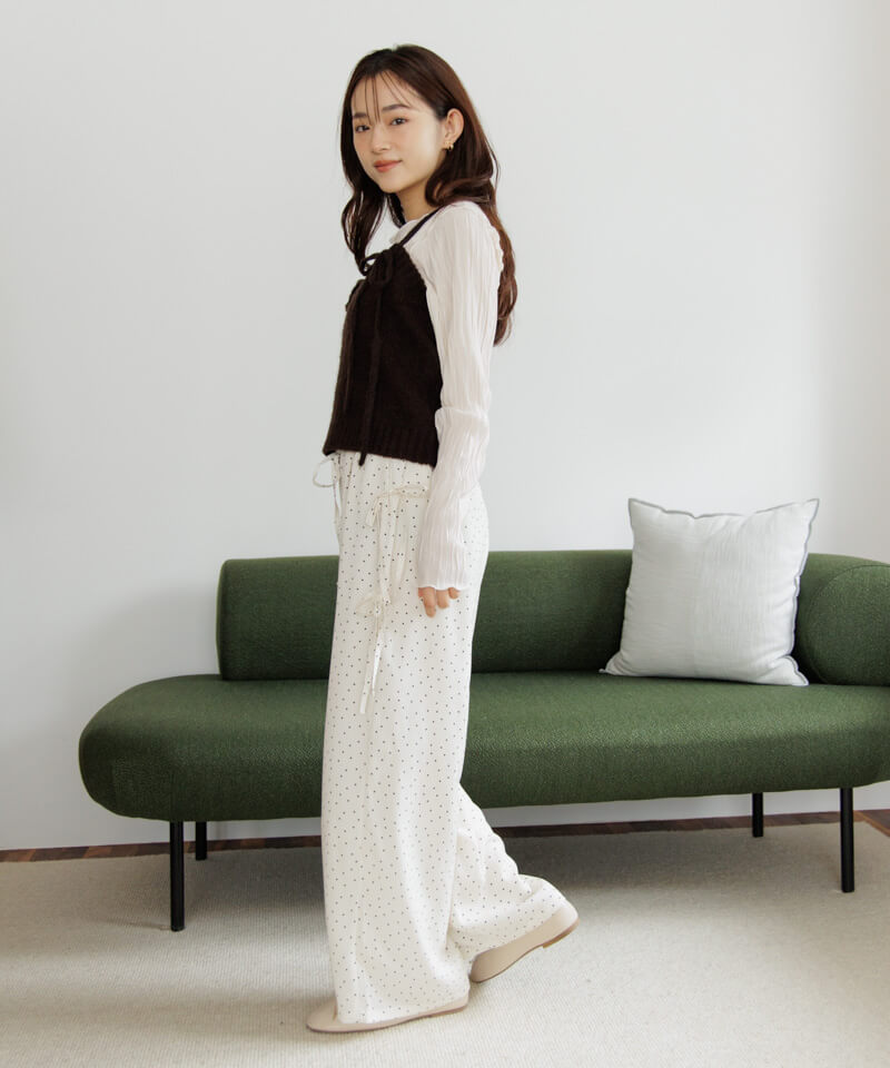 50%OFF】sweet knit bustier～ｽｳｨｰﾄﾆｯﾄﾋﾞｽﾁｪ | flower／フラワー