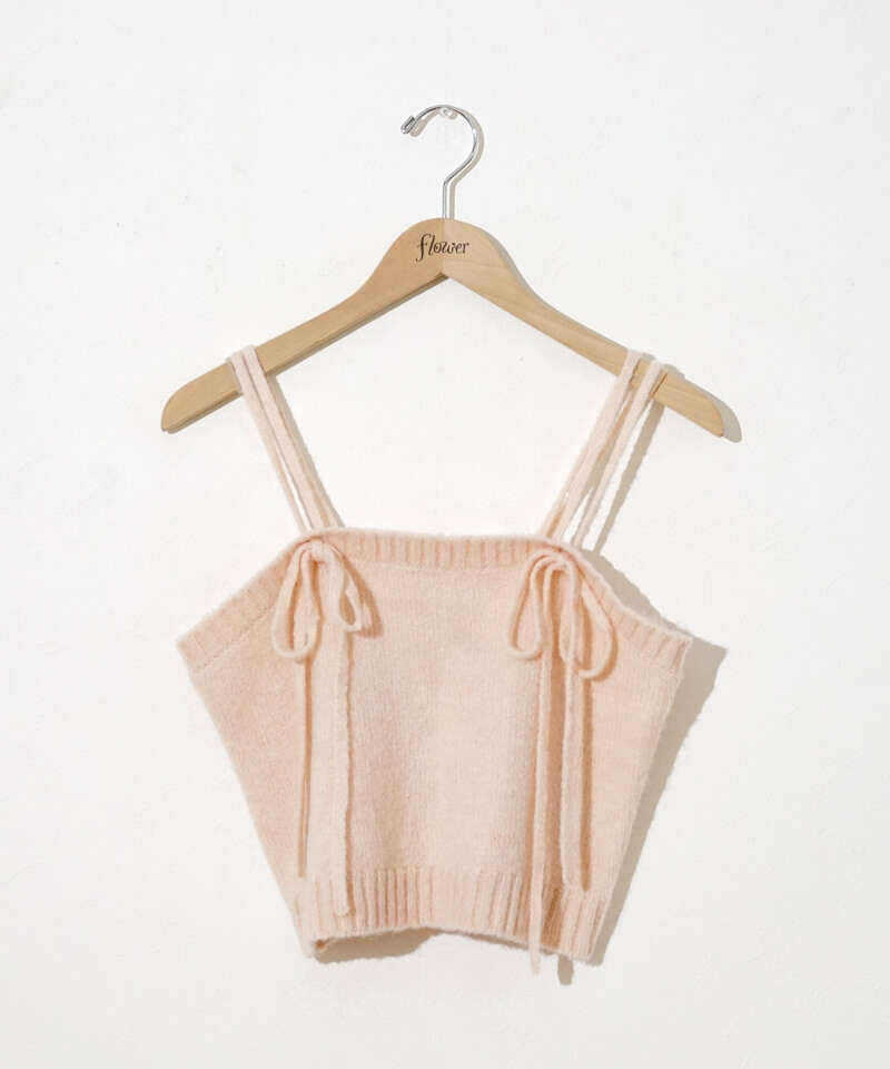 50%OFF】sweet knit bustier～ｽｳｨｰﾄﾆｯﾄﾋﾞｽﾁｪ | flower／フラワー