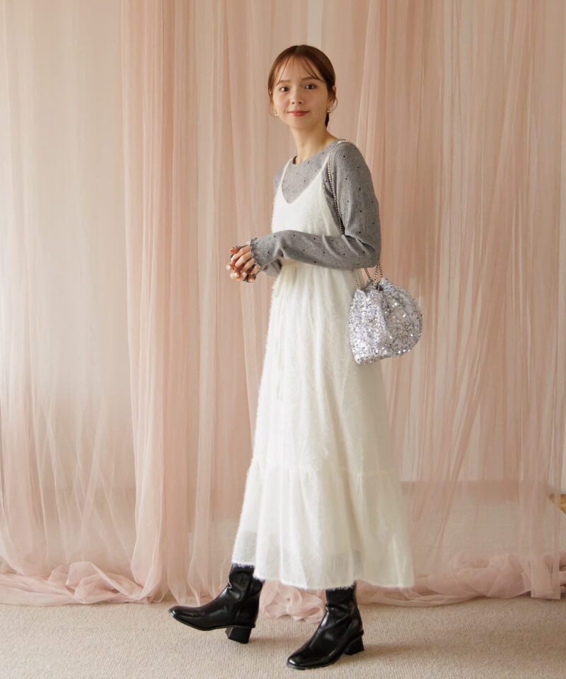 50%OFF】spangle chain bag～ｽﾊﾟﾝｺｰﾙﾁｪｰﾝﾊﾞｯｸﾞ | flower
