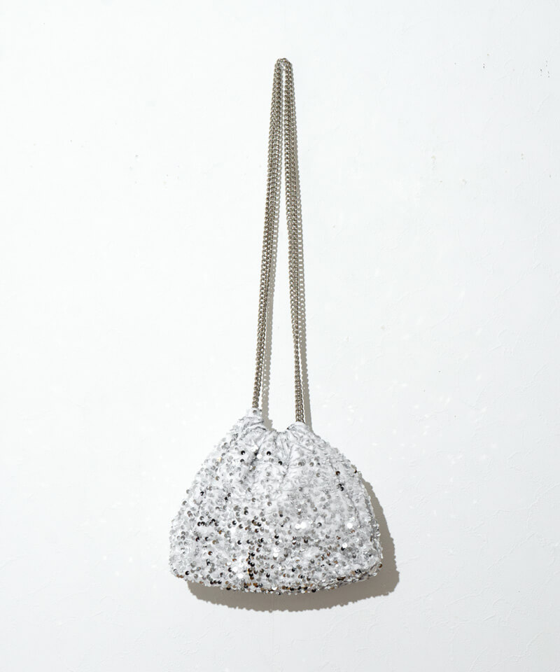 50%OFF】spangle chain bag～ｽﾊﾟﾝｺｰﾙﾁｪｰﾝﾊﾞｯｸﾞ | flower