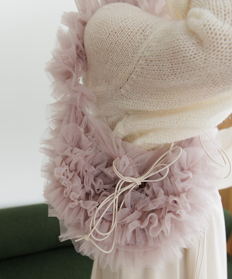 チュールレース　約10.5m レースのお店 ななか ☆チュールレース オフホワイト 幅10.5ｃｍ繊細な