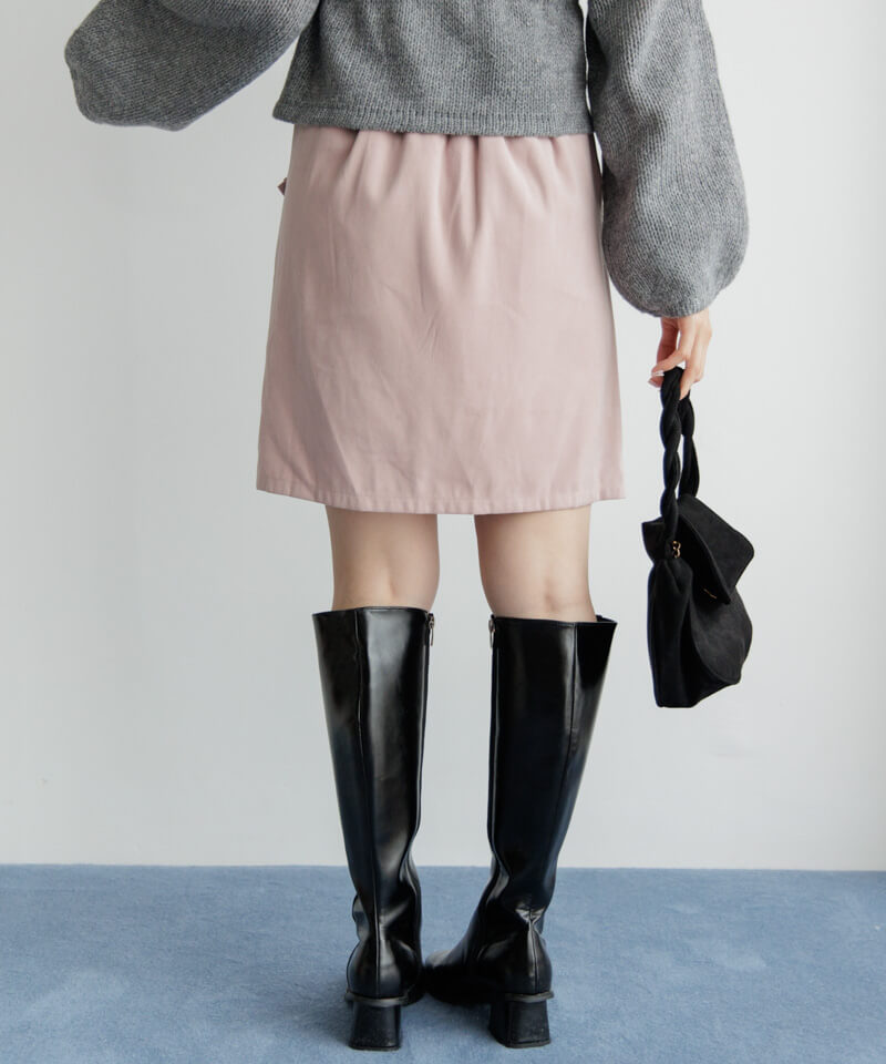 RE ARRIVAL/再入荷 frill 40%OFF】pocket skirt～ﾎﾟｹｯﾄﾌﾘﾙｽｶｰﾄ flower／フラワー | スカート