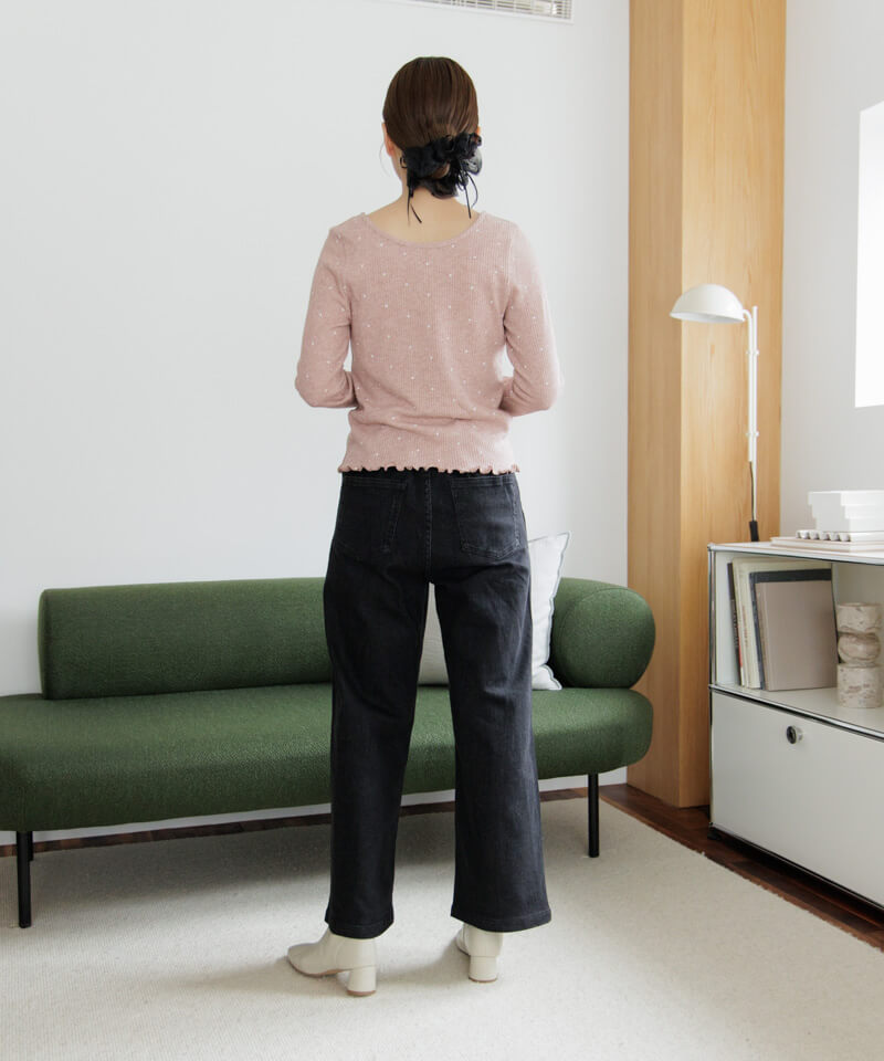 heart rib top3～ﾊｰﾄﾘﾌﾞﾄｯﾌﾟ3 | flower／フラワー公式通販