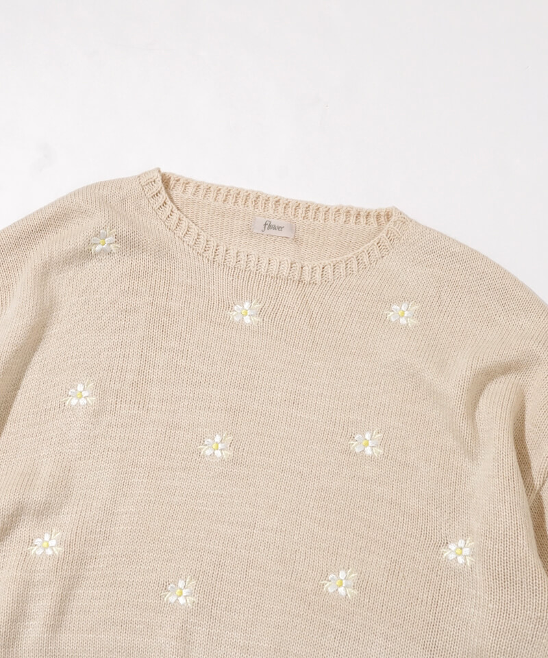 30%OFF】many flowers knit~メニーフラワーズニット | flower/フラワー 30%OFF】many flowers knit~メニーフラワーズニット | flower/フラワー