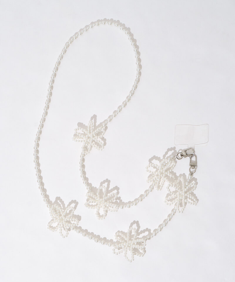 beads flower strap～ﾋﾞｰｽﾞﾌﾗﾜｰｽﾄﾗｯﾌﾟ | flower／フラワー公式通販