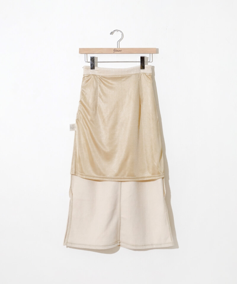 sparkle knit skirt～ｽﾊﾟｰｸﾙﾆｯﾄｽｶｰﾄ | flower／フラワー公式通販