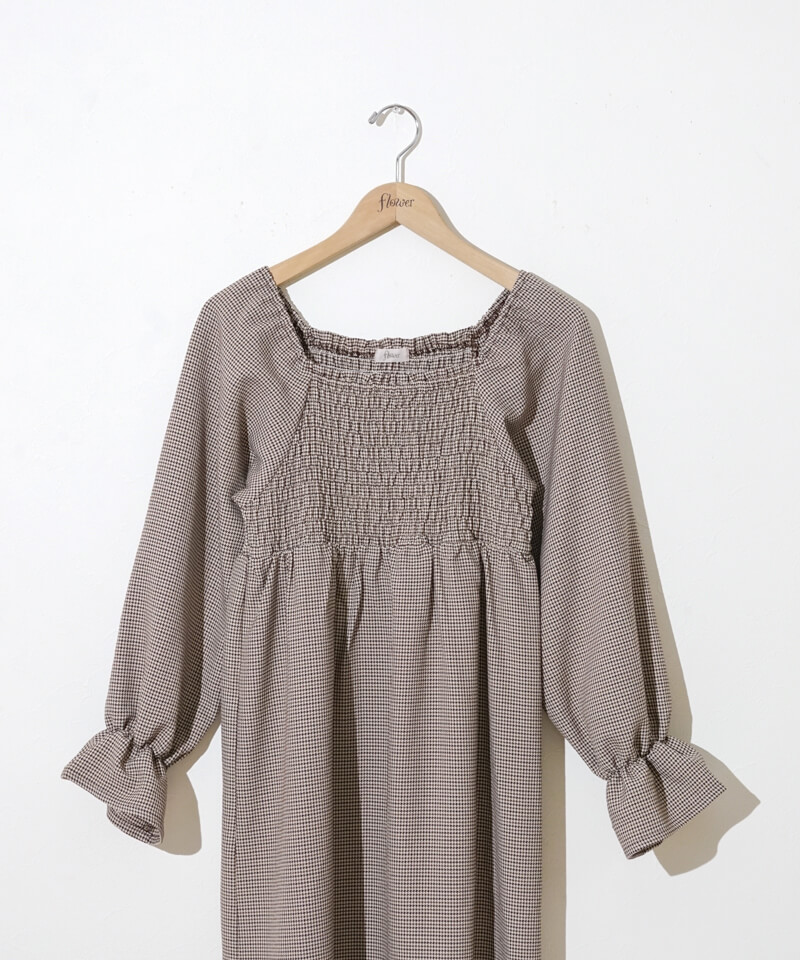 classic check onepiece～ｸﾗｼｯｸﾁｪｯｸﾜﾝﾋﾟｰｽ | flower／フラワー公式通販