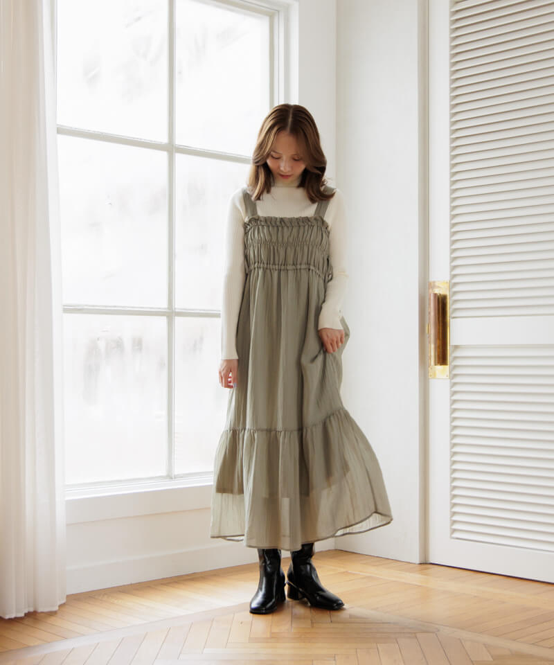 50%OFF】gloss ribbon onepiece～ｸﾞﾛｽﾘﾎﾞﾝﾜﾝﾋﾟｰｽ | flower