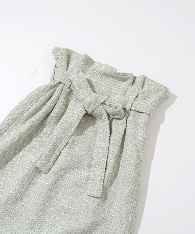 60%OFF】shiny tweed skirt～ｼｬｲﾆｰﾂｲｰﾄﾞｽｶｰﾄ | flower／フラワー