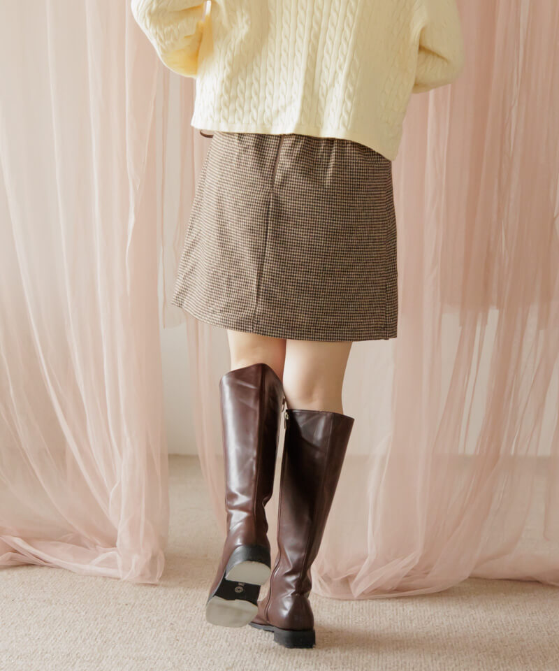 10%OFF】wrap ribbon mini skirt～ﾗｯﾌﾟﾘﾎﾞﾝﾐﾆｽｶｰﾄ | flower