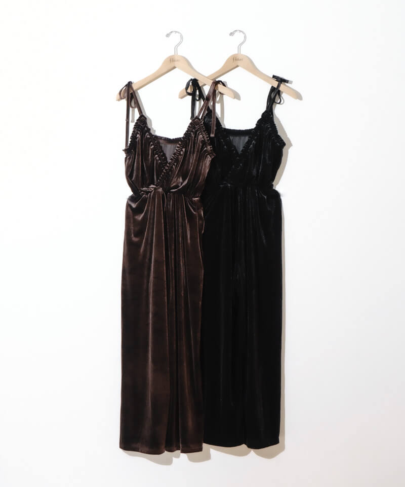 40%OFF】2way velour rompers～ﾂｰｳｪｲﾍﾞﾛｱﾛﾝﾊﾟｰｽ | flower