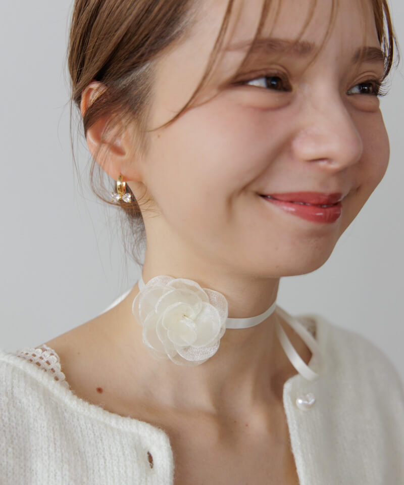 cystal ribbon pierce～ｸﾘｽﾀﾙﾘﾎﾞﾝﾋﾟｱｽ | flower／フラワー公式通販
