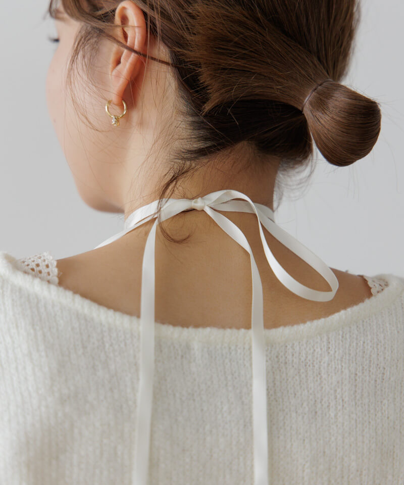 cystal ribbon pierce～ｸﾘｽﾀﾙﾘﾎﾞﾝﾋﾟｱｽ | flower／フラワー公式通販