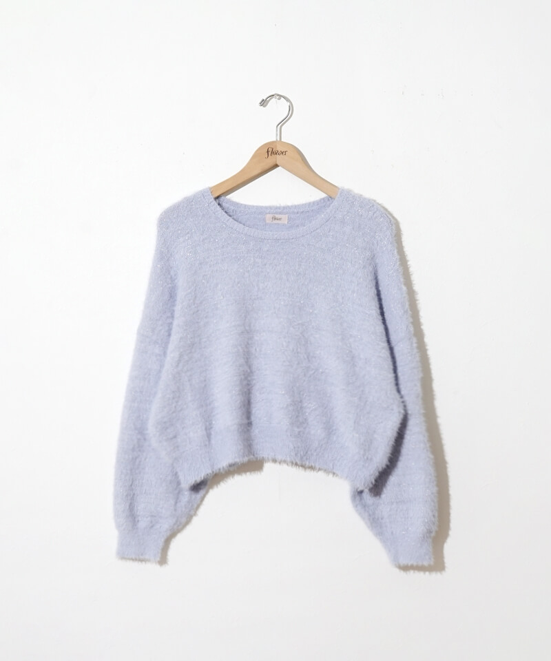 40%OFF】twinkle shaggy knit～ﾄｩｳｨﾝｸﾙｼｬｷﾞｰﾆｯﾄ | flower