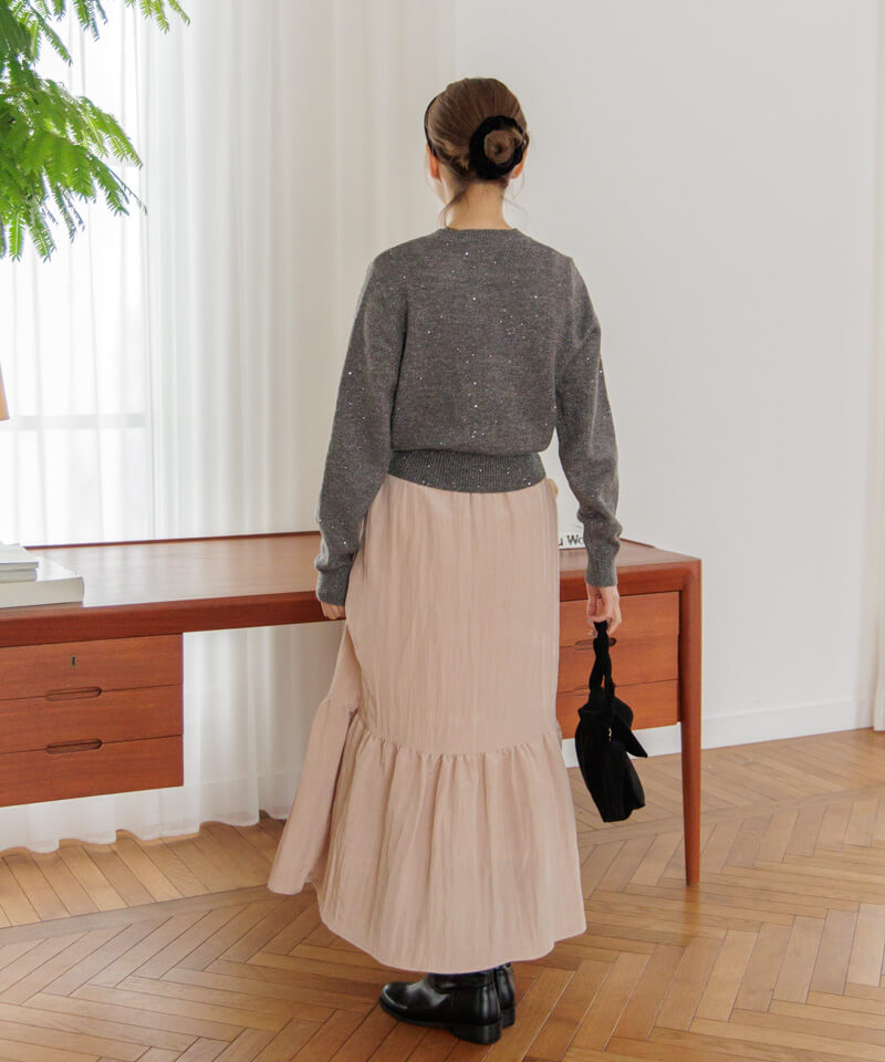 60%OFF】mousse tiered skirt～ﾑｰｽﾃｨｱｰﾄﾞｽｶｰﾄ | flower／フラワー公式通販