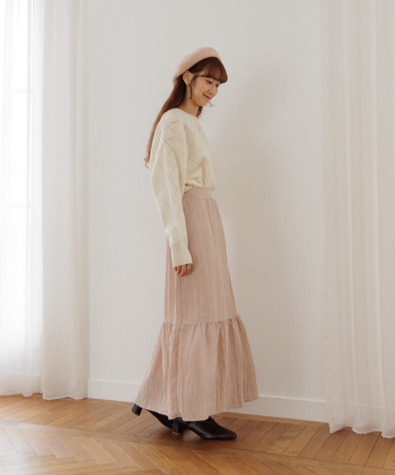 60%OFF】mousse tiered skirt～ﾑｰｽﾃｨｱｰﾄﾞｽｶｰﾄ | flower／フラワー公式通販