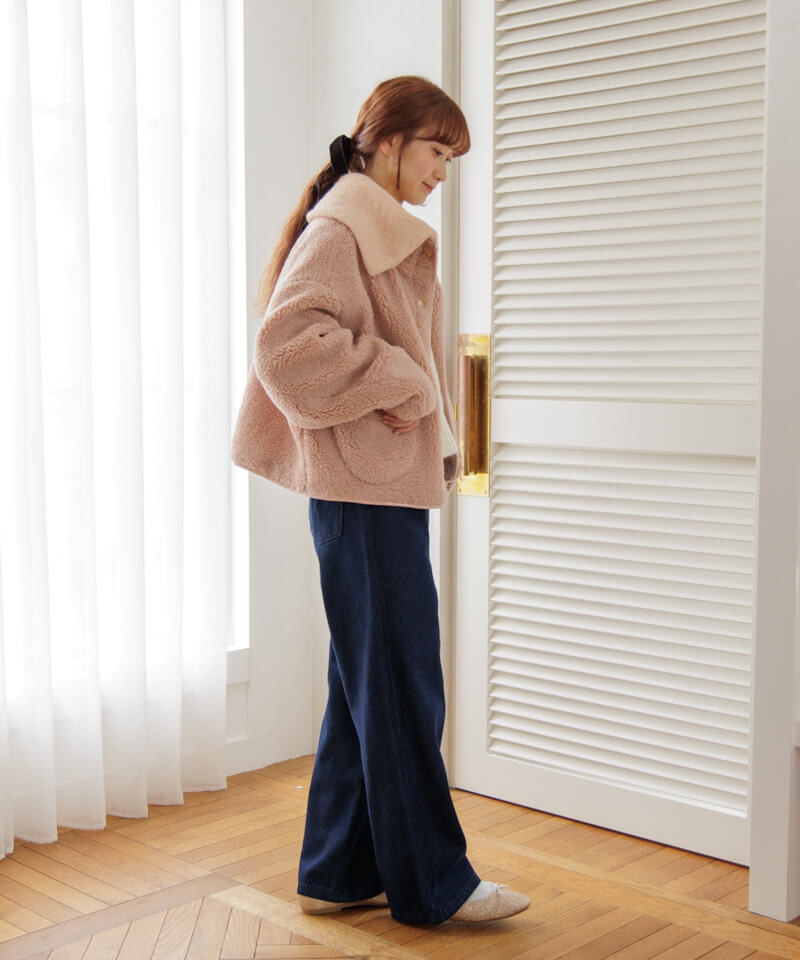 40%OFF】rib collar coat～ﾘﾌﾞｶﾗｰｺｰﾄ | flower／フラワー公式通販