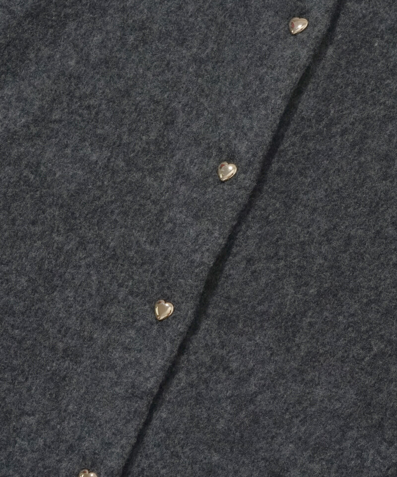 20%OFF】heart button cardigan～ﾊｰﾄﾎﾞﾀﾝｶｰﾃﾞｨｶﾞﾝ | flower／フラワー