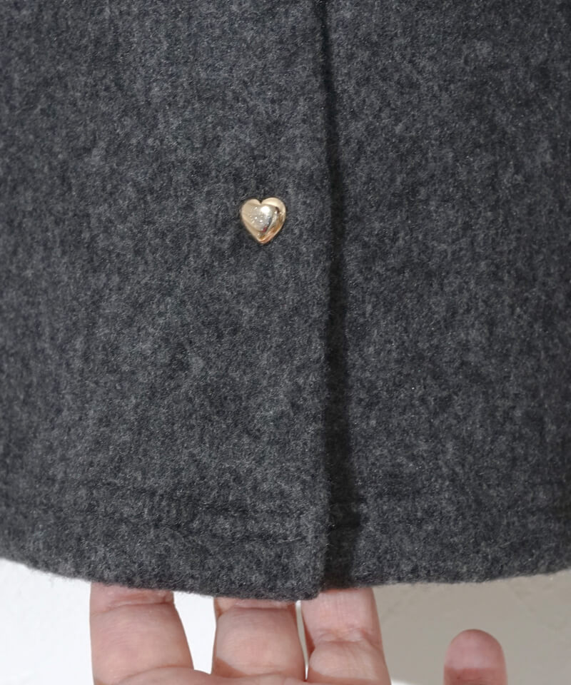 ヒロT　cygne ハートボタン　カーディガン 20%OFF】heart button cardigan～ﾊｰﾄﾎﾞﾀﾝｶｰﾃﾞｨｶﾞﾝ | flower／フラワー