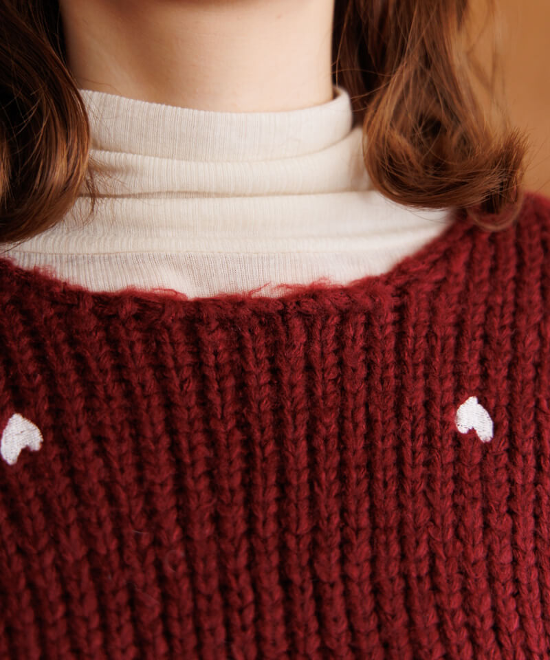 30%OFF】sweet embroidery knit～ｽｳｨｰﾄｴﾝﾌﾞﾛｲﾀﾞﾘｰﾆｯﾄ | flower