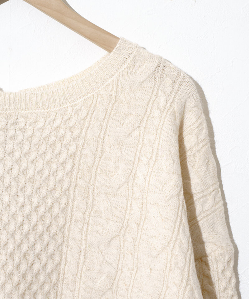 TODAYFUL - 【fashiru】woolブレンドアランニットの通販 by どら
