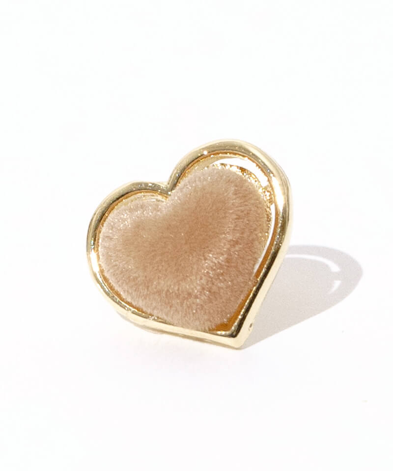 suedelike heart pierce～ｽｴｰﾄﾞﾗｲｸﾊｰﾄﾋﾟｱｽ | flower／フラワー