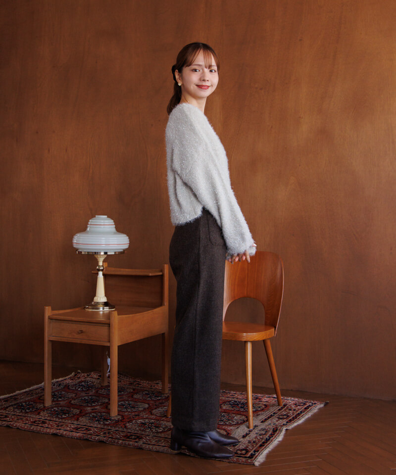 20%OFF】party shaggy knit～ﾊﾟｰﾃｨｰｼｬｷﾞｰﾆｯﾄ | flower／フラワー