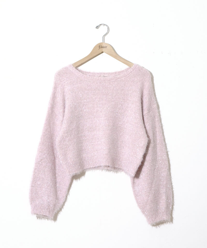 shaggy flower knit(unisex)/gray | KNUTH MARF