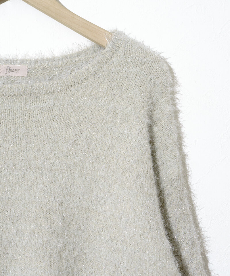 20%OFF】party shaggy knit～ﾊﾟｰﾃｨｰｼｬｷﾞｰﾆｯﾄ | flower／フラワー