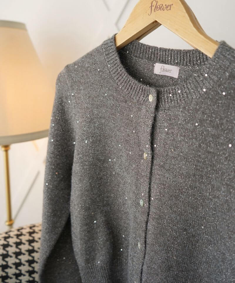 20%OFF】holiday spangle knit～ﾎﾘﾃﾞｰｽﾊﾟﾝｸﾞﾙﾆｯﾄ | flower／フラワー