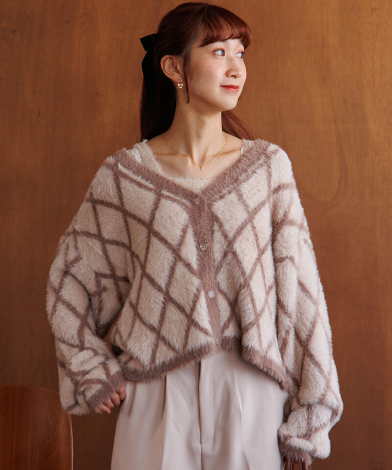 クシネ fleur [フルール] 2way ホワイトイヤリング Creamdot.】煌めくビジュー×透かしフラワーイヤリング/ピアス