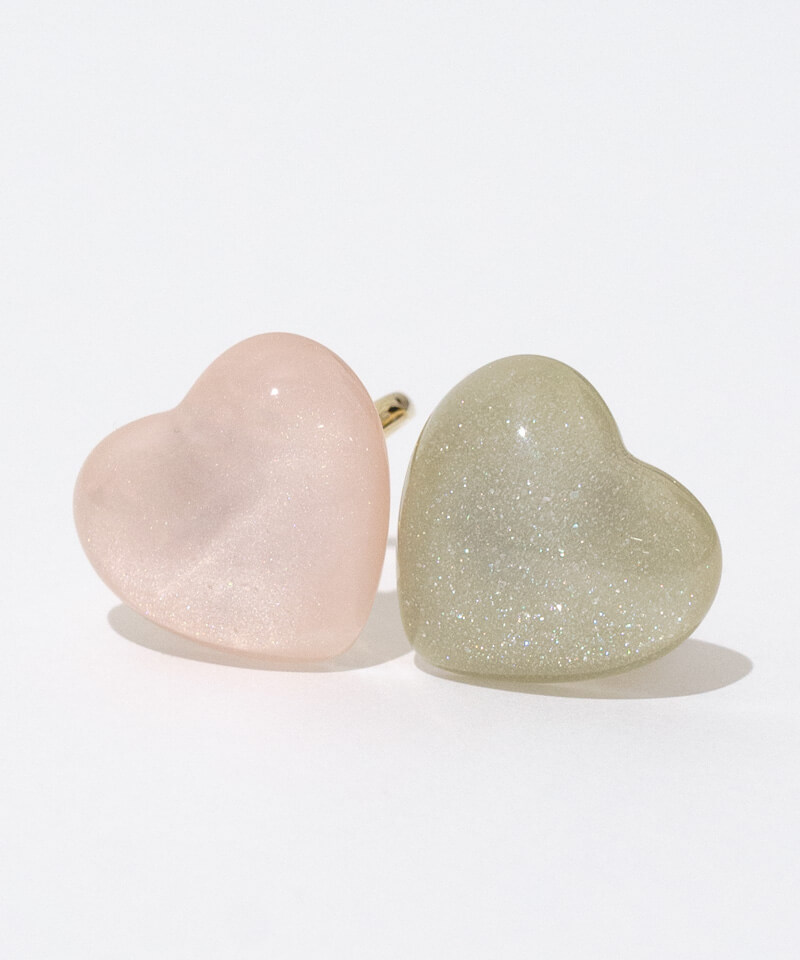 ジェリーハートジェムストーンリング jelly heart ring～ｼﾞｪﾘｰﾊｰﾄﾘﾝｸﾞ | flower／フラワー公式通販