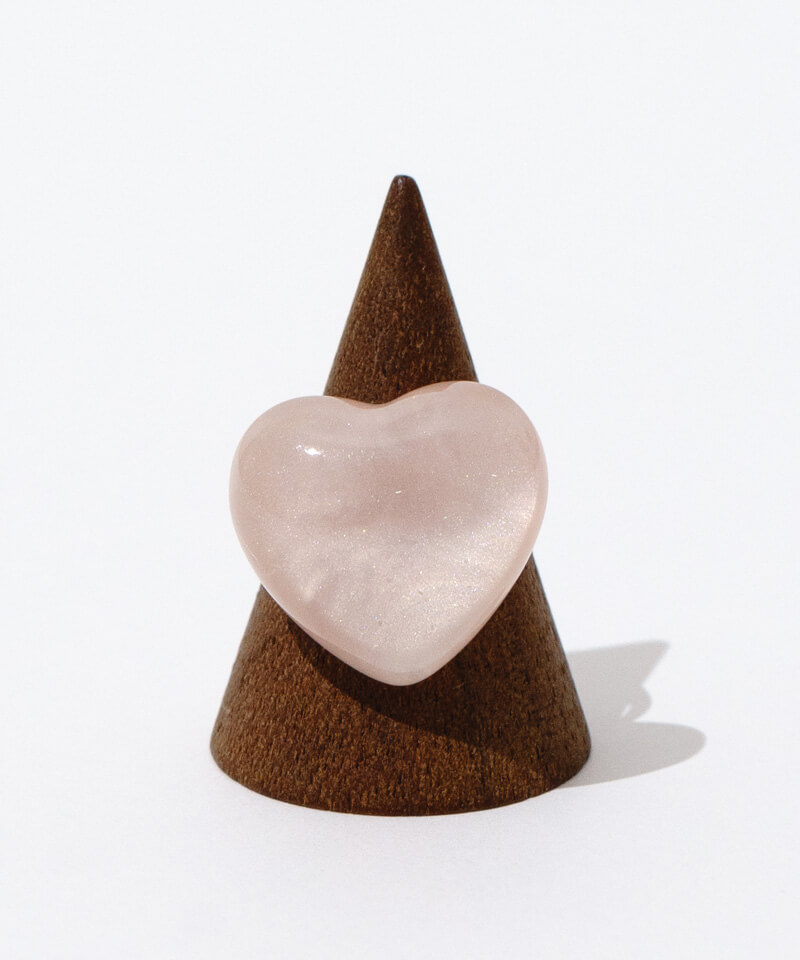 ジェリーハートジェムストーンリング jelly heart ring～ｼﾞｪﾘｰﾊｰﾄﾘﾝｸﾞ | flower／フラワー公式通販