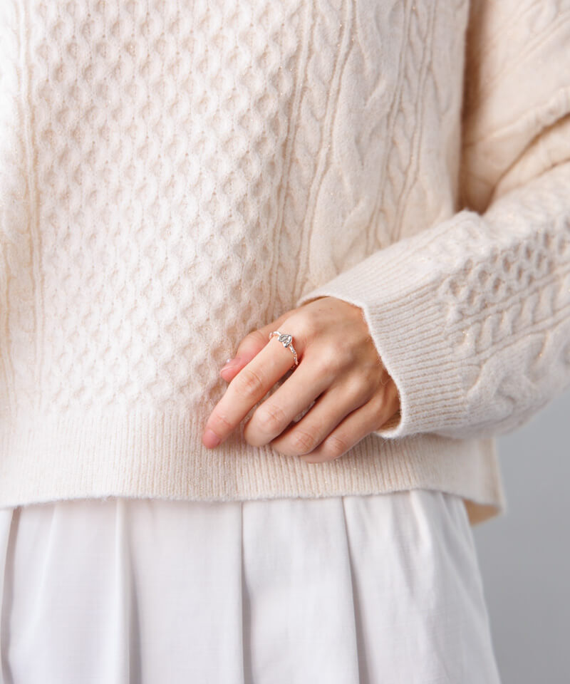 twist heart ring～ﾂｲｽﾄﾊｰﾄﾘﾝｸﾞ | flower／フラワー公式通販
