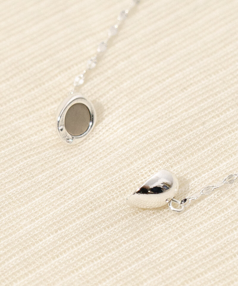 k♡ページ twinkle heart chain necklace～ﾄｩｲﾝｸﾙﾊｰﾄﾁｪｰﾝﾈｯｸﾚｽ | flower