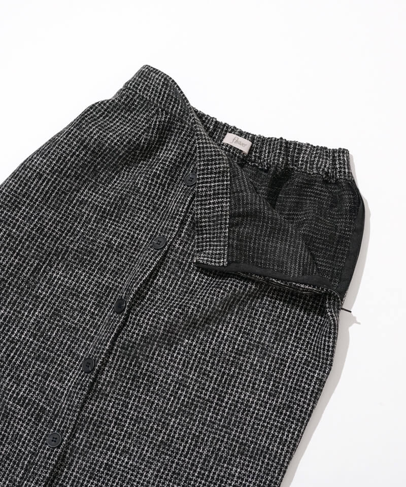 50%OFF】fluff check skirt2～ﾌﾗｯﾌﾁｪｯｸｽｶｰﾄ2 | flower／フラワー