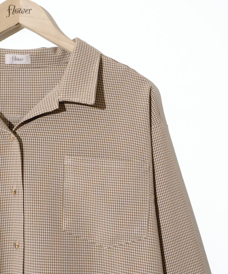 50%OFF】heart button shirt～ﾊｰﾄﾎﾞﾀﾝｼｬﾂ | flower／フラワー公式通販