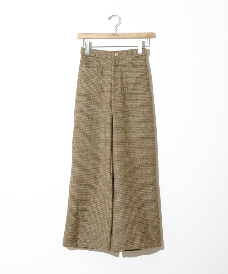 40%OFF】fine check pants～ﾌｧｲﾝﾁｪｯｸﾊﾟﾝﾂ | flower／フラワー