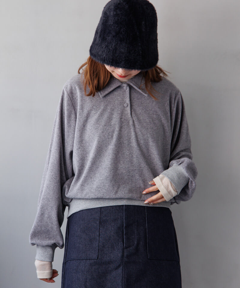 トップス SOOR_PLOOM 3Y/98cm Z Supply Women's Hey Boo Dog Long Sleeve Top | $64.00