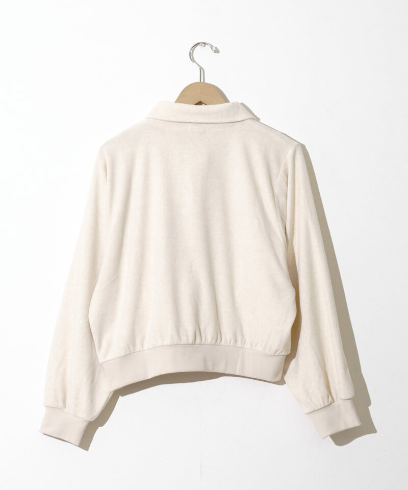 20%OFF】powdery polo tops～ﾊﾟｳﾀﾞﾘｰﾎﾟﾛﾄｯﾌﾟ | flower／フラワー