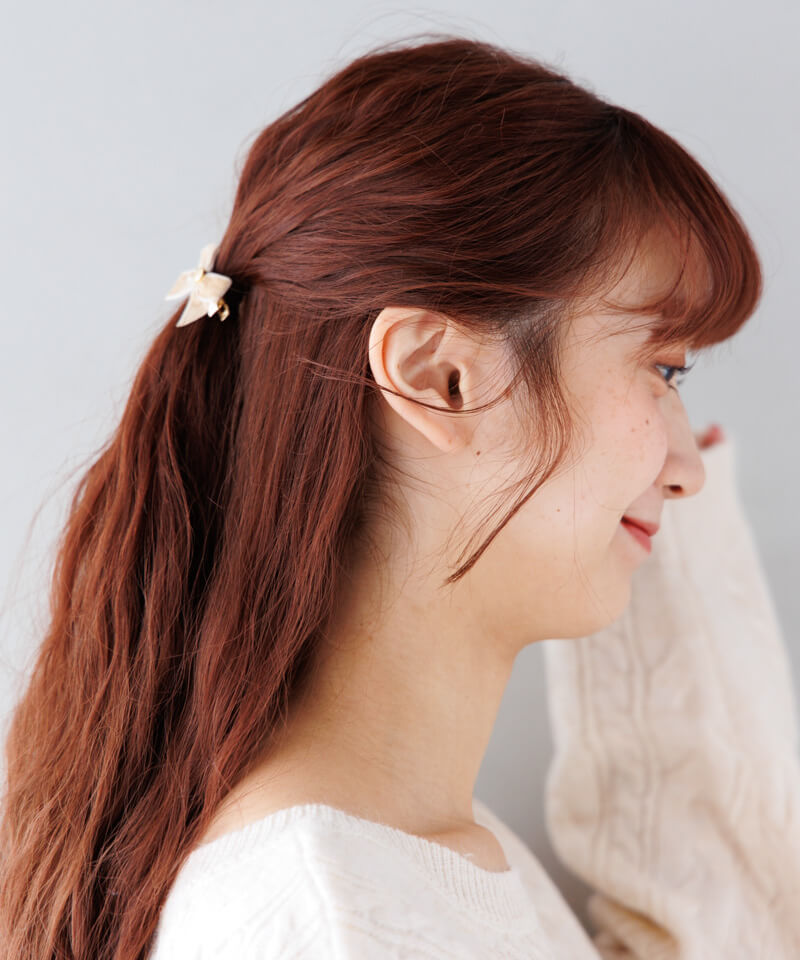 kitten ribbon clip~キトゥンリボンクリップ(2pc) | flower/フラワー kitten ribbon clip~キトゥンリボンクリップ(2pc) | flower/フラワー