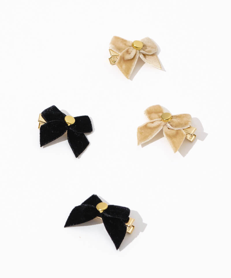 kitten ribbon clip~キトゥンリボンクリップ(2pc) | flower/フラワー kitten ribbon clip~キトゥンリボンクリップ(2pc) | flower/フラワー