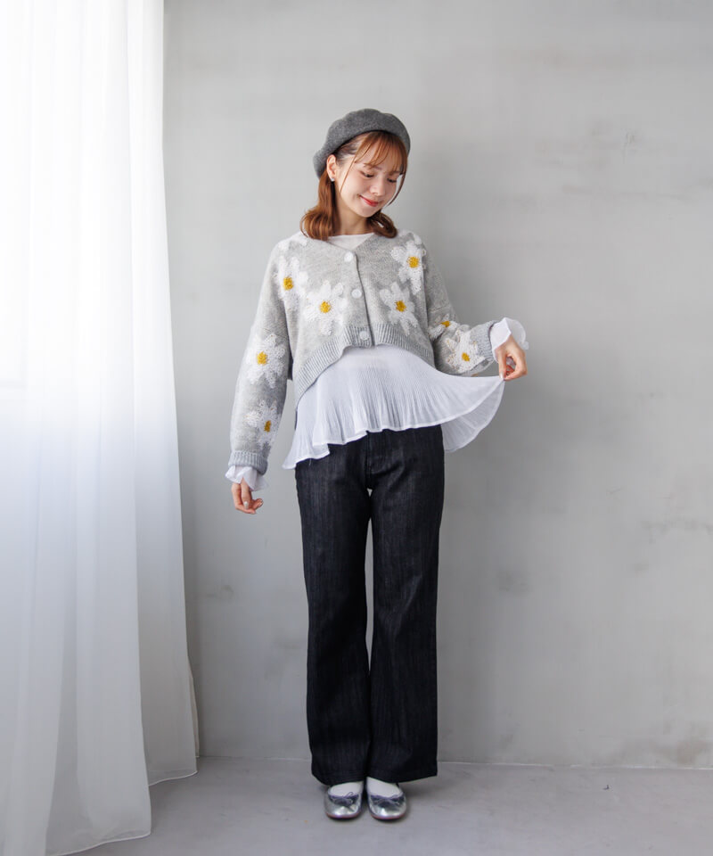 petal denim pants～ﾍﾟﾀﾙﾃﾞﾆﾑﾊﾟﾝﾂ | flower／フラワー公式通販