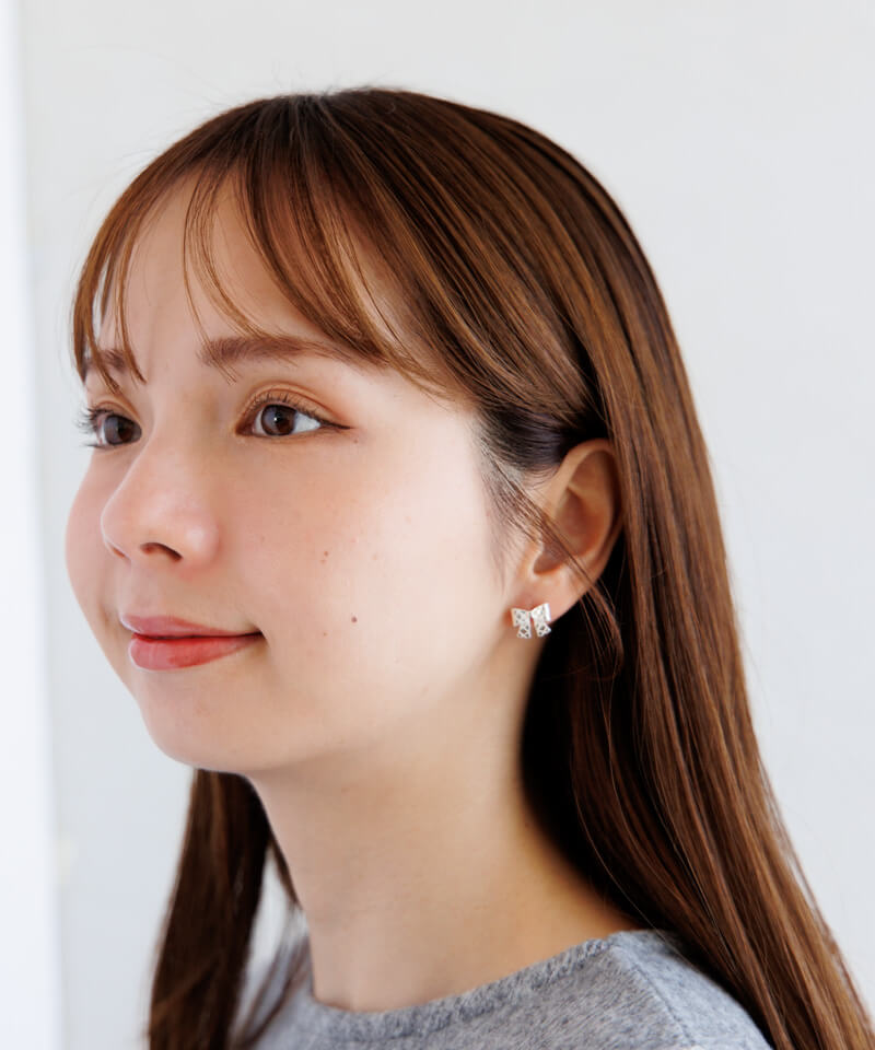 Tiffany & Co. - ティファニー ピアス ボウ リボン K18YG の通販